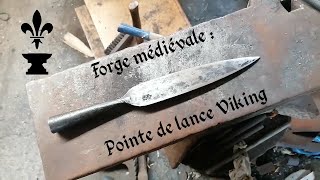 Forge Médiévale : Pointe de lance Viking brute