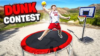 GREATEST Sand Trampoline Dunk Contest Of All Time!