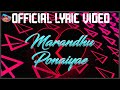 Jbros - Marandhu Ponaiyae (Official Lyrical Video) | Tamil Independent Album Song | JBROS MUSIC