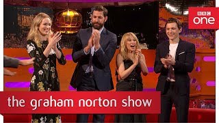 John Krasinski and some audience members show off their best dance moves  - The Graham Norton Show
