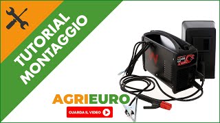 Presentazione e montaggio saldatrice inverter a elettrodo a corrente continua MMA Awelco Plus 160