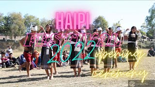 Haipi Festival 2022 Flag Hoisting and Thadou-Kuki Cultural Dance