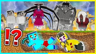 ターボババア、アクロバティックさらさら、セルポ星人から逃げるマインクラフト【ダンダダン】【まいくら / マインクラフト】