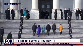 Inauguration Day 2021: Kamala Harris and Joe Biden arrive at US Capitol