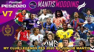 MyClub Legends Offline Mode eFootball PES 2020 PS4 V7 DataPack 7.0 By Junior Mantis