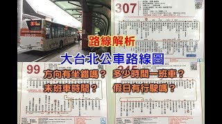 [台北公車路線圖大解析] 教你如何看台北公車路線圖，不怕坐錯方向到不了目的地