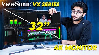 32 Inches 4K Monitor for Console Gamers \u0026 Creators | ViewSonic VX3211