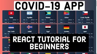[React.js] React Tutorial for Beginners | Create a COVID-19 App using React.js