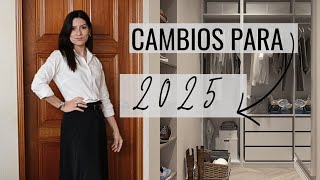 CAMBIOS EN MI CLÓSET MINIMALISTA PARA 2025.