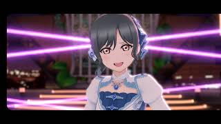 Mifune Shioriko - Aoi Kanaria MV + Harmonic Song [B] costume (Party UR costume alternative color)