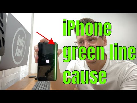 iPhone green lines on screen. Causes and possible solution.