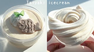 【販売スライム】Taiyaki ice cream🍨🌱メルカリ　スノーバター