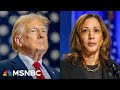 Harris leads or tied with Trump in all but one battleground state, polling shows