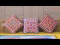 KESHAV CREATION Velvet Cushion Cover set of 3 pcs