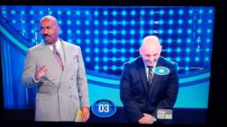 Family Feud Steve Harvey is very easy to laugh