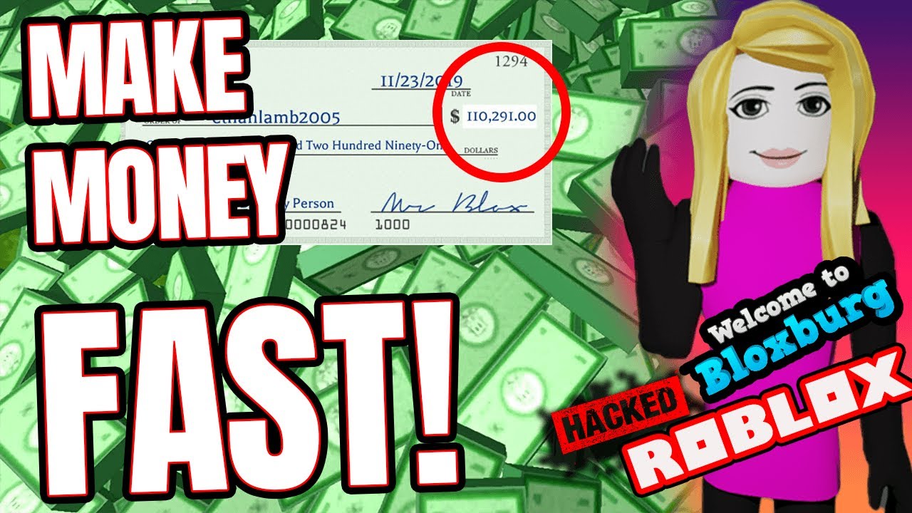 Fast Easy Ways To Get Money In Bloxburg Roblox Youtube