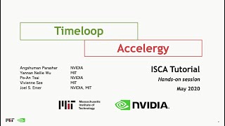 Timeloop/Accelergy Tutorial (Hands-on Session) @ ISCA 2020