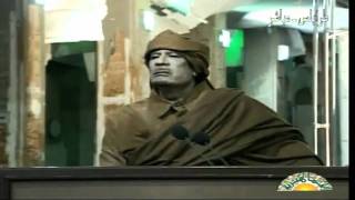 Angry Gaddafi: 'Who Are You?!!' (with accurate English subtitles)