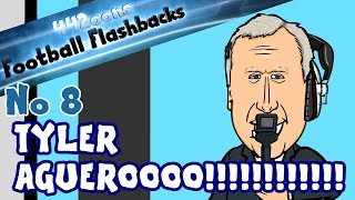 MARTIN TYLER - Aguero! What you didn't see (Football Flashback No 8 Cartoon Parody)