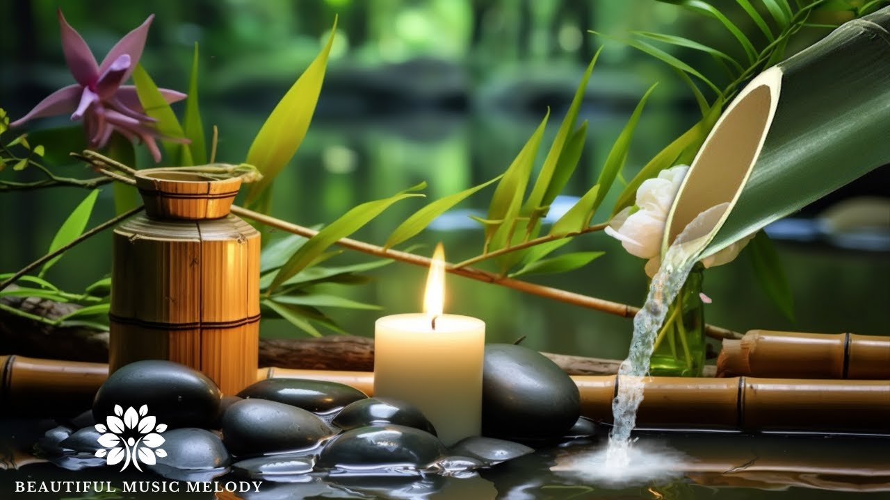 Relaxing Zen Music With Water Sounds 🍃 Peaceful Ambience For Spa, Yoga ...