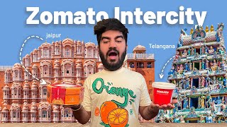 I ordered Biryani from Hyderabad and Kachori from Jaipur || ZOMATO INTERCITY LEGENDS