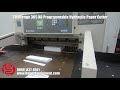 challenge 305 xd programmable hydraulic paper cutter