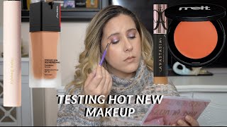 TESTING OVERRATED MAKEUP... what's ACTUALLY worth your money? |  new makeup