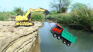 Accident- Dumper | Tipper Truck | JCB 5CX | Bolero Pickup | Volvo Truck | Tractor | Tata Ace | CSToy