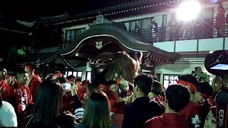 2019年10月14日【宵宮】大塩天満宮秋季例大祭/宮本丁獅子道中舞