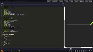 ASMR Programming - PENCIL STROKE LOADER in HTML & CSS - No Talking