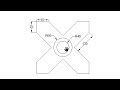 Autocad 2D exercise 16 in 60 sec || Autocad 2D exercise #autocad #shorts