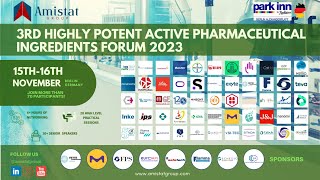 3RD Highly Potent Active Pharmaceutical Ingredients Forum November 15-16, 2023 | Berlin DE