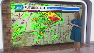 Cloudier but remaining mild; timing next rain chance