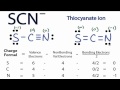 SCN- Lewis Structure - How to Draw the Lewis Structure for SCN- (Thiocyanate Ion)