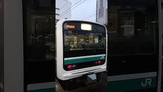 水戸駅常磐線E501系 幕回し動画