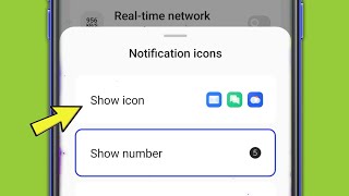Oneplus Mobile Notification icon | Show icon | Show Number | Do Not Show in Nord Ce3