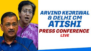 Live: Joint Press Briefing by Delhi CM Atishi and AAP Convener Arvind Kejriwal | Delhi Elections