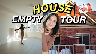 Empty House Tour GTA Ontario | First Time Home 🏠 Buyer in Canada 🇨🇦