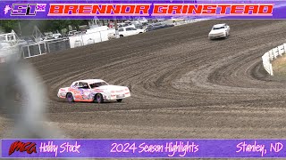 #51x Brennor Grinstead 2024 IMCA Hobby Stock Highlights