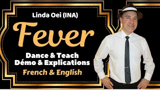 Fever Line Dance (Dance \u0026 teach / Démo \u0026 explications / French \u0026 English)