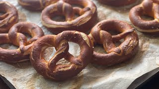 Meşhur alman ekmeği Pretzel tarifi \ pretzel recipe