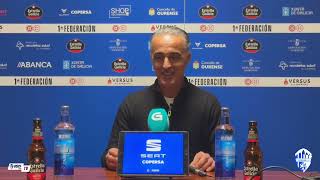 Rueda de prensa Pablo López adestrador Ourense CF. Partido Ourense CF 🆚 FC Barcelona B