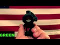 pinty red green dot 3 moa open box shooting review tag97