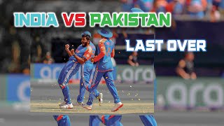 India vs Pakistan Last over thriller T20 world cup 2024
