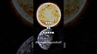Earth VS Sun #shorts #viral #edit #comparison #battle #planet #space #phonk #tiktok #world #war