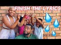 Finish The Lyrics Challenge || Family Games || South African YouTubers