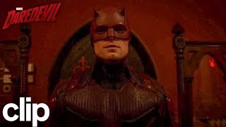 Daredevil vs Bullseye escena en la iglesia clip de la serie Daredevil (3X10) español HD parte 1