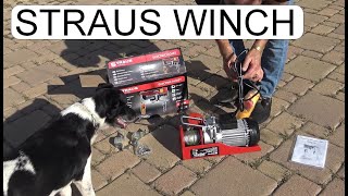 UNBOXING ELECTRIC WINCH STRAUS ST EH250-122 AND MANUAL