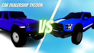 HENNESSEY VELOCIRAPTOR 6x6 VS JEEP GLADIATOR 6x6 | CDT-Foxzie | ROBLOX