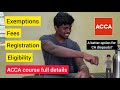 All about ACCA Course| Registration|Fees| Exemptions|Tamil | Best for CA dropout students?| Eng Subs